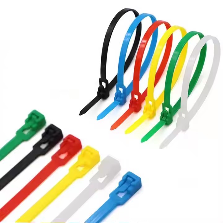 High Quality Professional Black Nylon Cable Ties UV Soft Zip Wraps Waterproof IEC Yojiu Plastic Clamp Various Sizes Releasable