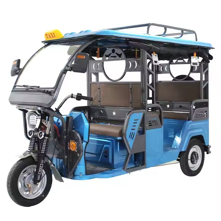 Taxi Electric Adult Passenger Tricycles 1000w Taxi Tuk Tuk Tricycle with Roof for Passengers