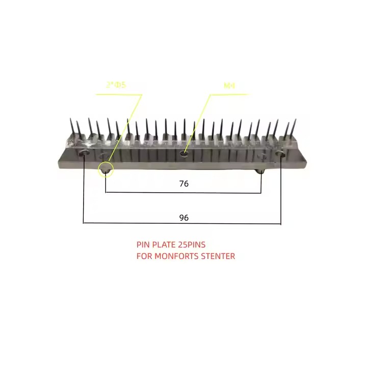 Stenter Machine Parts Pin Plate/ Pin bar /needle for Monforts Stenter Parts