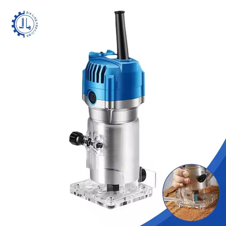 220V 550W Woodworking Electric Trimmer Hand Carving Router Wood Router Trimmer for MDF