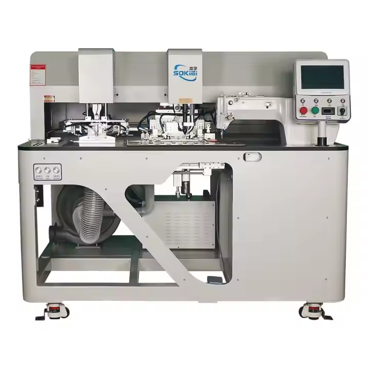Automatic Zipper Laser Pocket Open Sewing Machine Pocket Welting Machine Pocket Attaching Sewing Machine